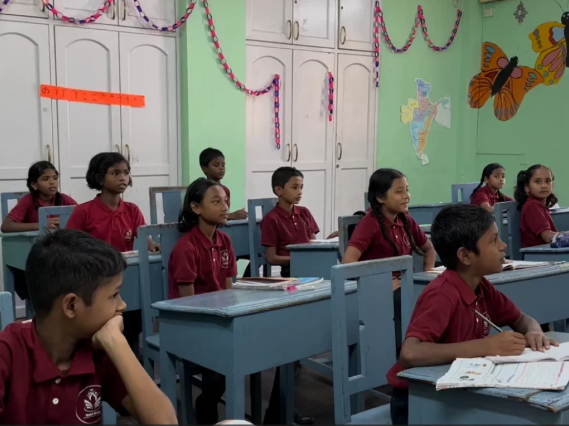 Toddlers at Shanti Niketan